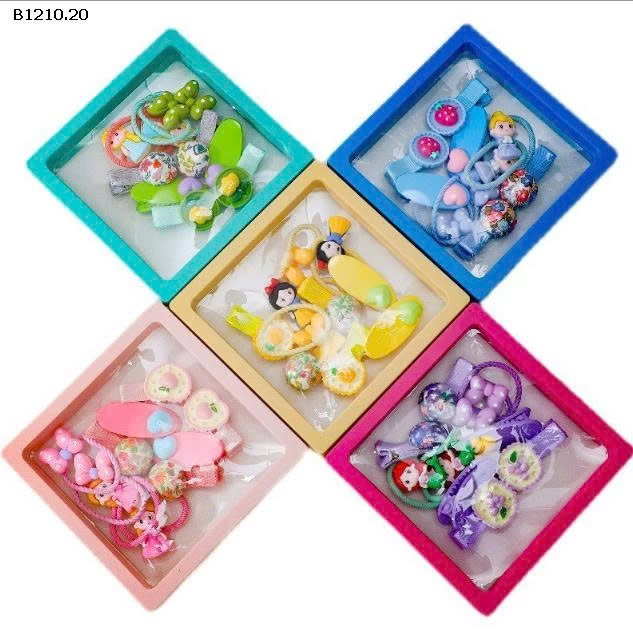 HỘP 10 MÓN KẸP TÓC BG-Giá sỉ 38k