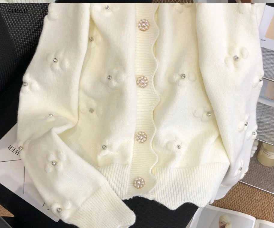 CARDIGAN ĐÍNH HOA NỮ - sỉ 177k