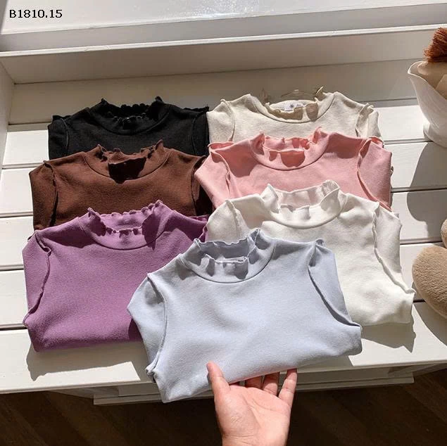 Áo sơ mi tai gỗ trơn phiên bản Hàn Quốc cho bé- sỉ giá 89k