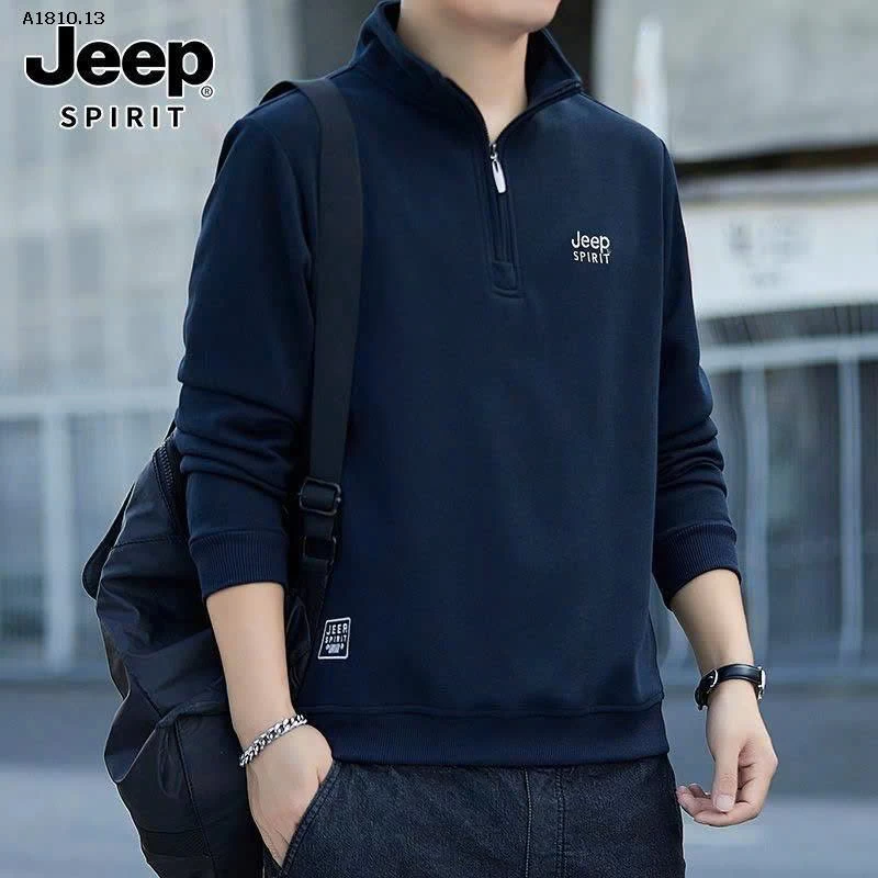 áo thu dài tay khóa cổ bản nâng cấp  JEEP - Giá sỉ 325k