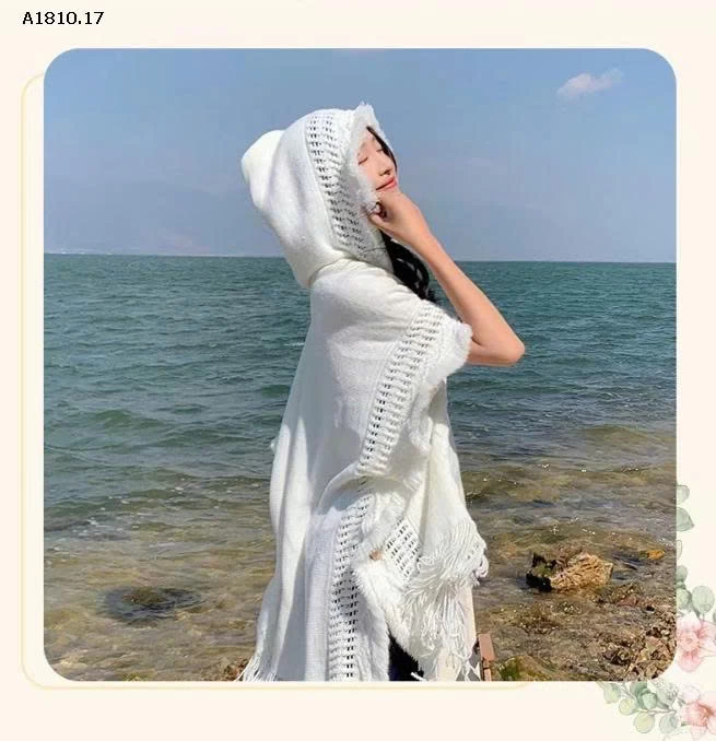 Áo Khoác Dệt Kim có mũ , Cho Nàng Tự Tin Khoe Cá Tính . -Giá sỉ 115k