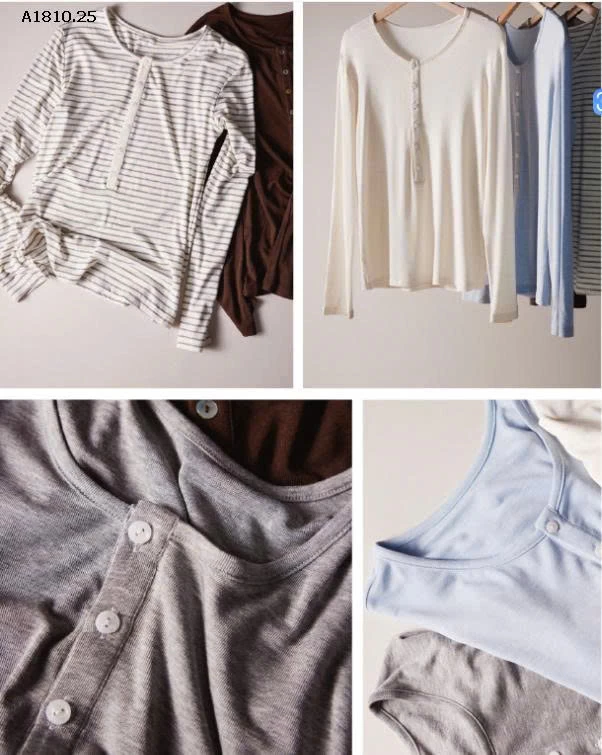 ÁO THUN DÀI TAY THU ĐÔNG - sỉ 172k