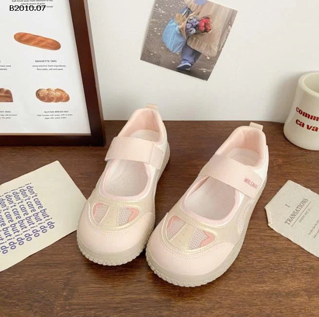 GIÀY MARY JANE VELCRO ROMAN CHO NỮ-Giá sỉ 125k