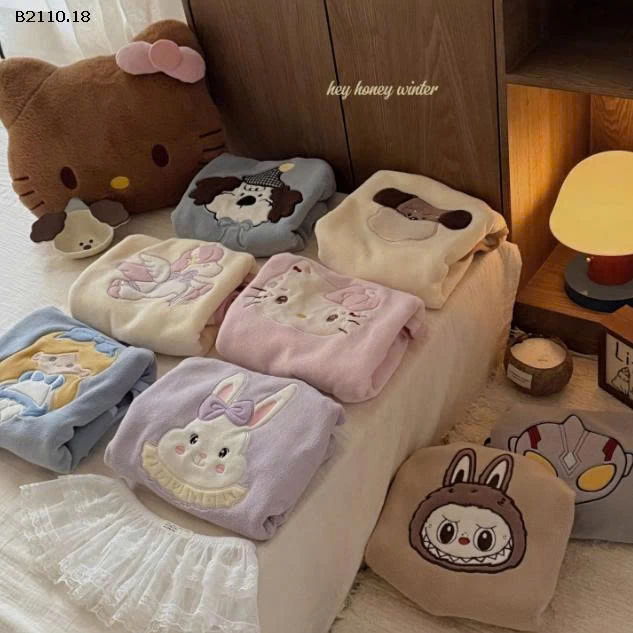 TÚI NGỦ HOẠT HÌNH HEY.HONEY CHO BÉ - sỉ 172k