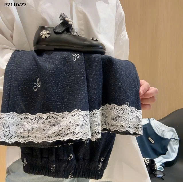 Quần ống rộng phối chân ren bg - Giá sỉ 90-120   88k 130-160   98k