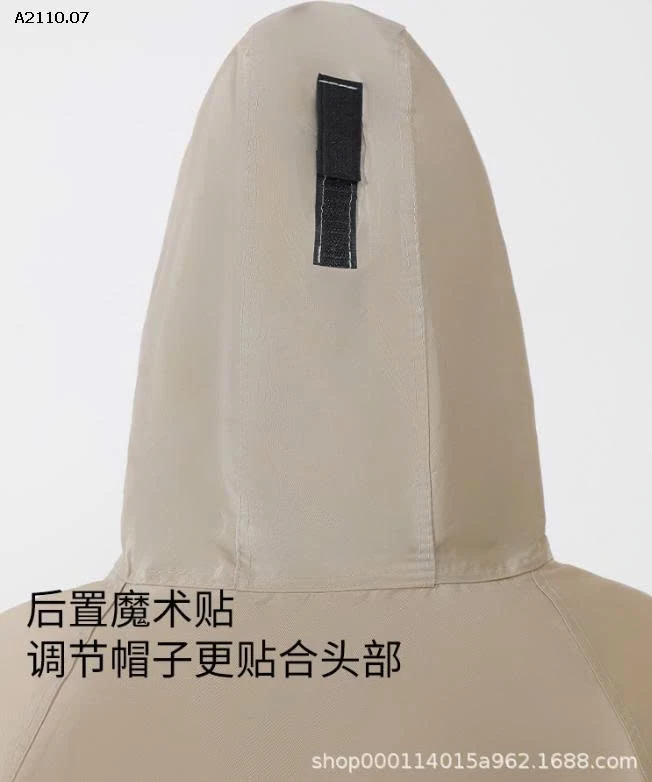 Áo mưa măng tô dáng rộng vải lụa oxford cao cấp nội địa Trung -Giá sỉ 129k