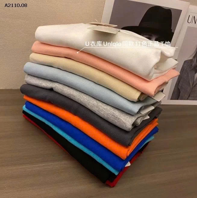 ÁO PHÔNG CỘC TAY TRƠN UNI-Giá sỉ 130k /1 set 2 chiếc chọn màu