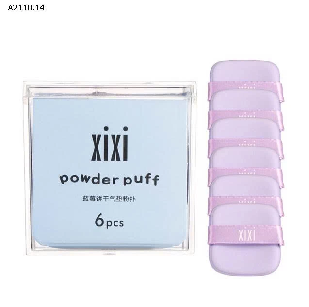 HỘP MÚT ĐÁNH NỀN MỀM MỊN 6 CÁI-Giá sỉ 55k/set 2 hộp cùng màu