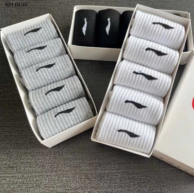 SET 5 ĐÔI TẤT LINING TQ XUẤT KHẨU-Giá sỉ 54k/set 5 đôi