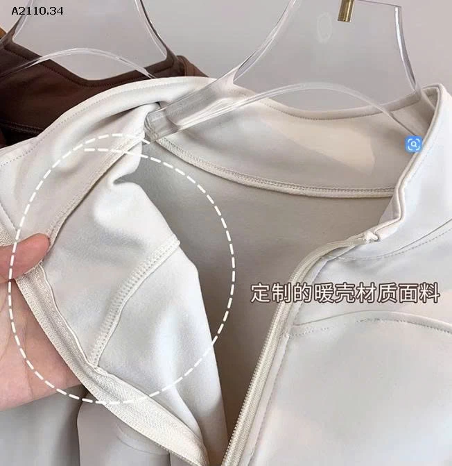 Áo khoác thể thao nữ thu đông – giữ ấm mà vẫn cực tôn dáng -Giá sỉ 119k
