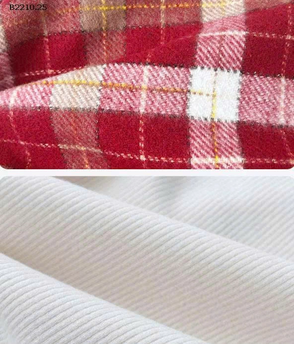 SET VÁY NỈ NHUNG PHỐI ÁO GIỮ NHIỆT - Giá sỉ váy: 250k  áo: 160k