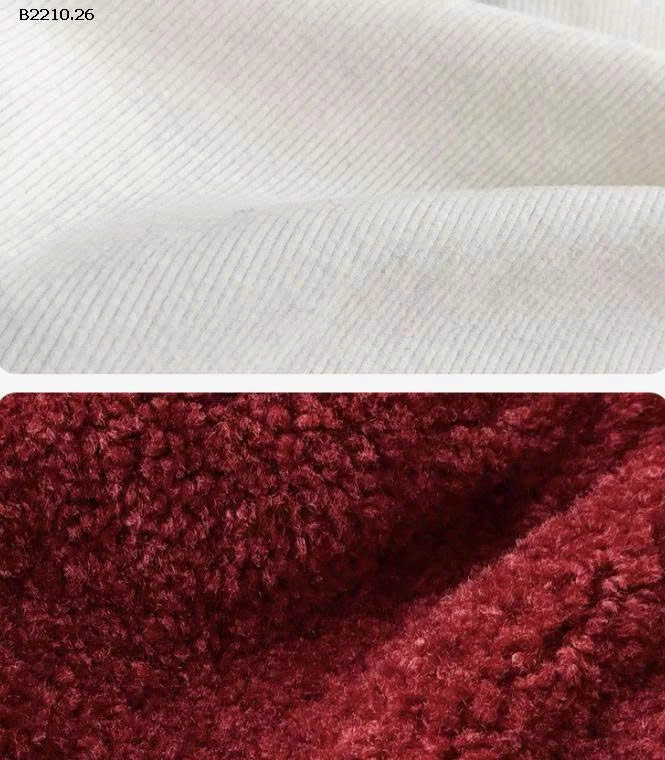 SET NỈ LÔNG 3 MÓN CHO BÉ - Giá sỉ set đỏ: 355k  áo kem: 142k