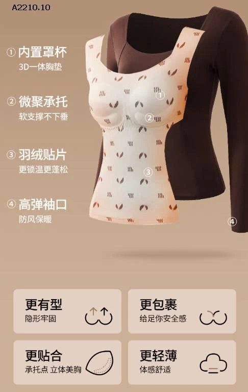 ÁO GIỮ NHIỆT NỮ-Giá sỉ 124k