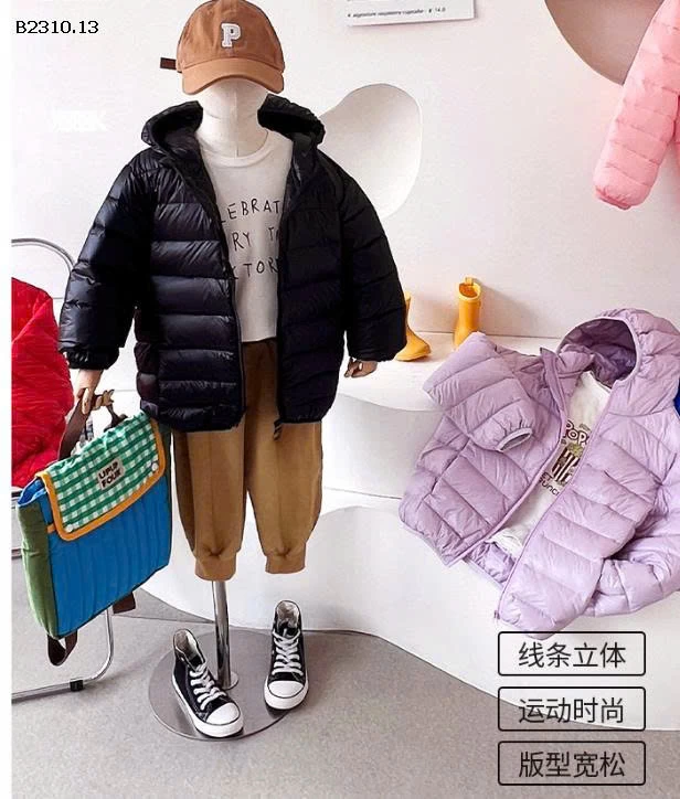 ÁO KHOÁC PHAO SIÊU NHẸ CHO BÉ IU -Giá sỉ 120k