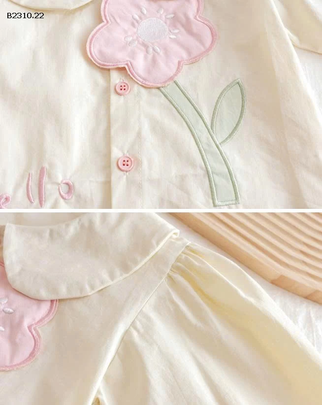 ÁO SƠ MI CHO BÉ GÁI -Giá sỉ 115k