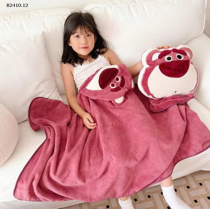 Khăn tắm trẻ em áo choàng tắm hoạt hình -Giá sỉ 86k