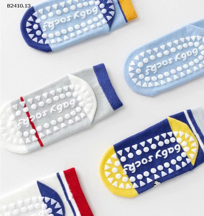 Tất chống trượt chuẩn nhà Minliu socks -Giá sỉ 93k/set 10 đôi