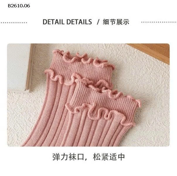 SET 5Đ TẤT VIỀN BÈO -Giá sỉ 52k