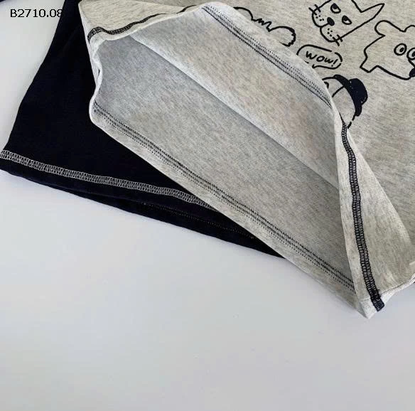 Áo thun  in hình hoạt hình Maibao cho bé  nhà Huzhou Zhili - sỉ 123k