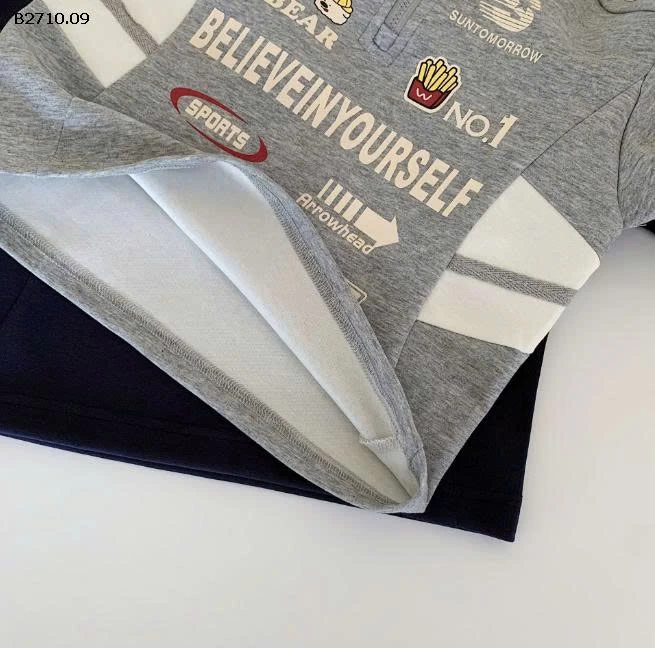 Áo nỉ  in họa tiết cho bé  nhà Huzhou Zhili - sỉ 163k