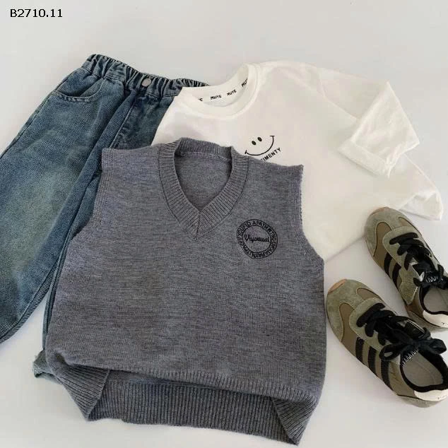 Áo len gile nhà Huzhou Zhili - sỉ 135k