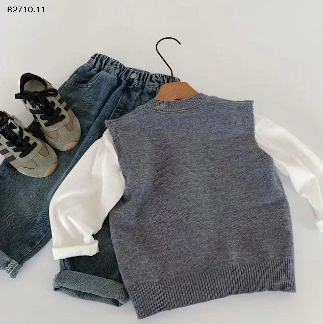 Áo len gile nhà Huzhou Zhili - sỉ 135k