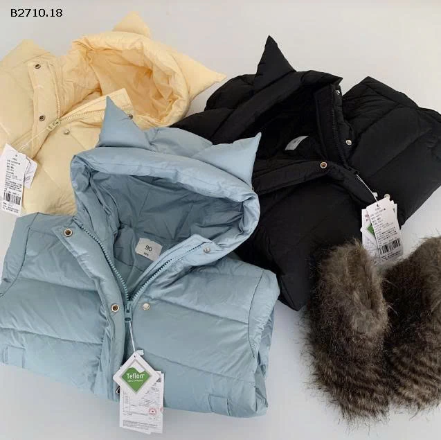 Áo khoác phao lông vũ  90% DuPont three chống ẩm nhà Huzhou Zhili - sỉ 695k
