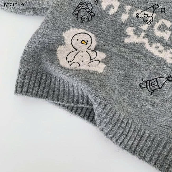 Áo len trùm đầu hoạt hình nhà Huzhou Zhili - sỉ 195k