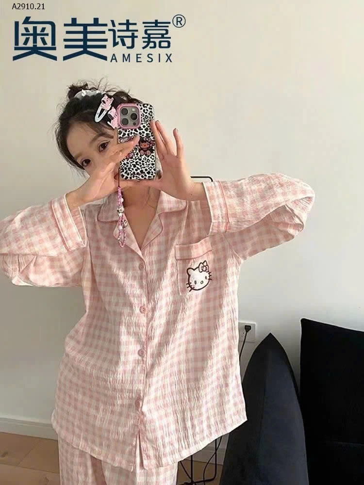 Bộ ngủ họa tiết đẹp, nhẹ nhàng, sang trọng - sỉ 123k