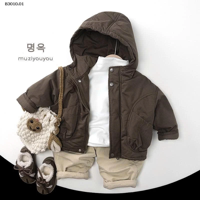 ÁO KHOÁC TRẦN BÔNG BT-Giá sỉ 286k