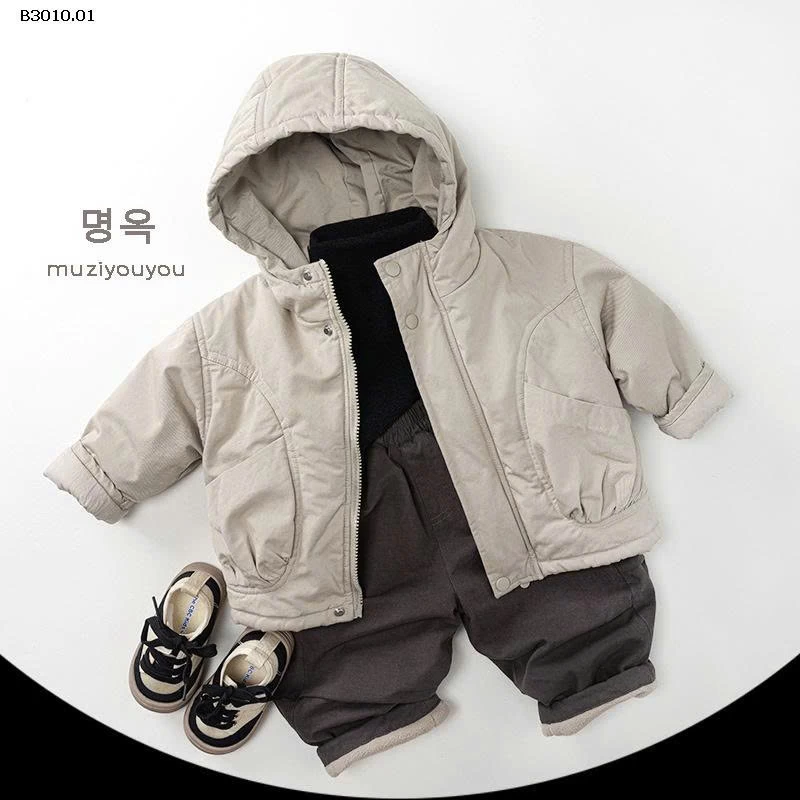 ÁO KHOÁC TRẦN BÔNG BT-Giá sỉ 286k