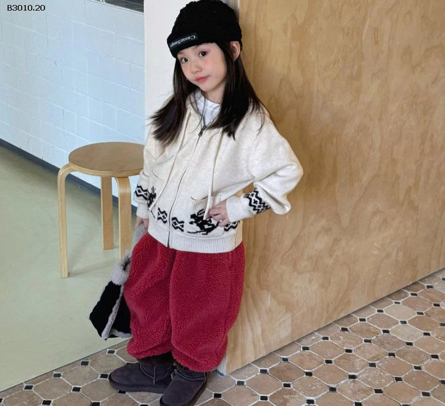 ÁO KHOÁC LEN CÓ MŨ ADBABY-Giá sỉ 298k