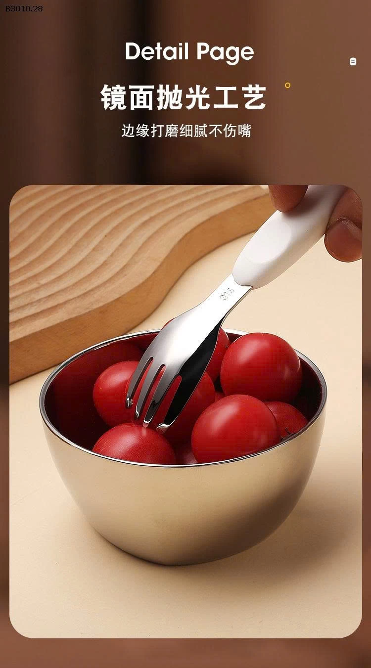 SET MUỖNG NĨA KÈM ĐŨA CHO BÉ -Giá sỉ 85k/ set 4c