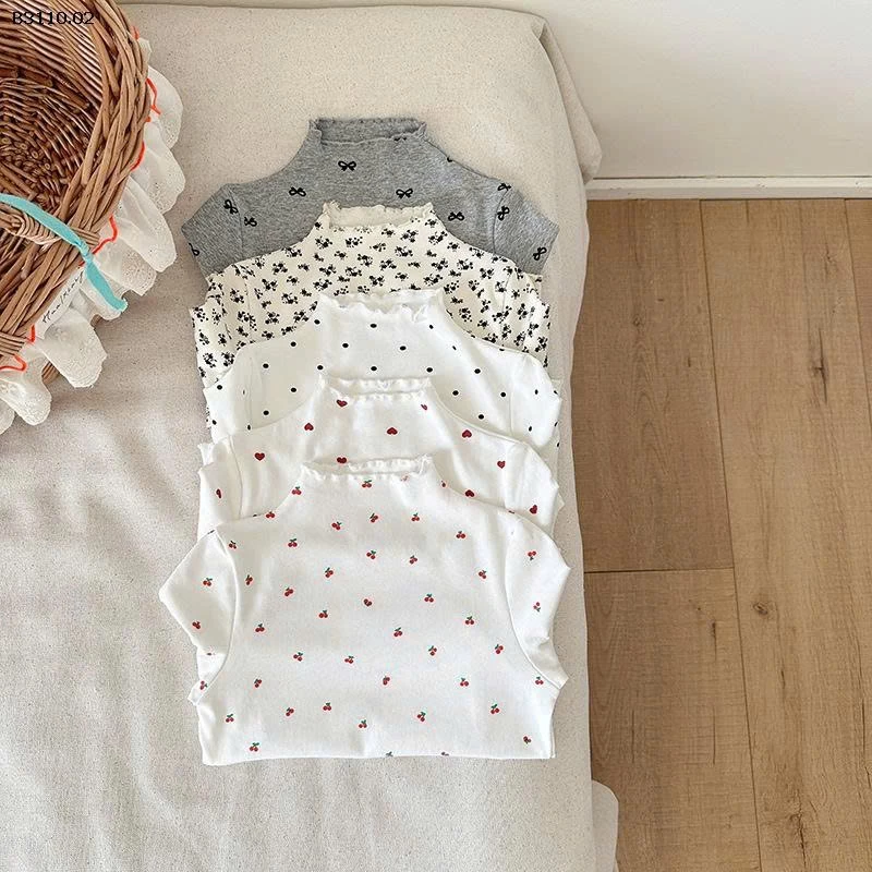 ÁO GIỮ NHIỆT CỔ CAO HỌA TIẾT -Giá sỉ 55k