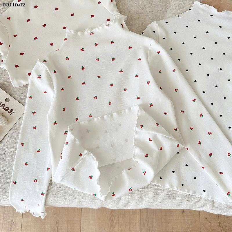 ÁO GIỮ NHIỆT CỔ CAO HỌA TIẾT -Giá sỉ 55k