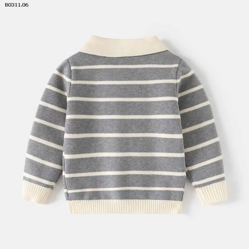 ÁO POLO LEN THUE HỌA TIẾT BÉ TRAI-Giá sỉ 155k