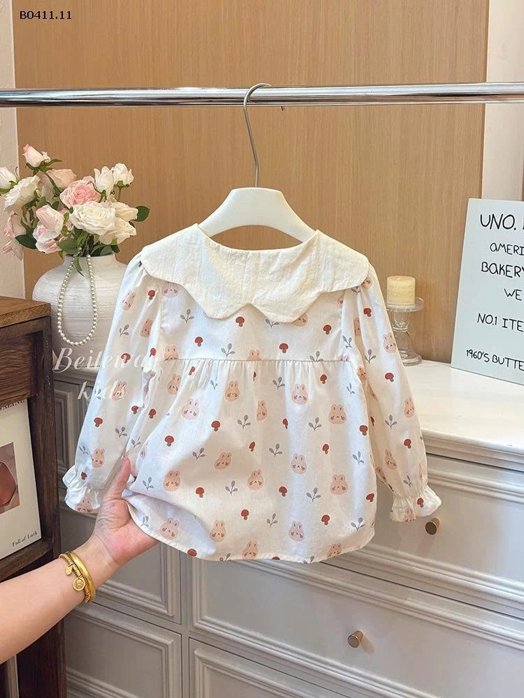 áo babydoll cổ sen thỏ bg  QCCC chính hãng-Giá sỉ 92k