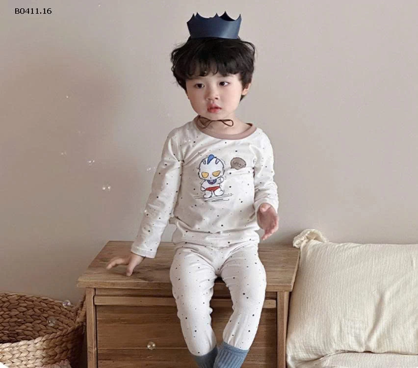 Bộ đồ ngủ mùa thu đông Little Fish Lolo Class A cho bé - sỉ giá  size : 90-120 : 105k size : 130-160 : 125k