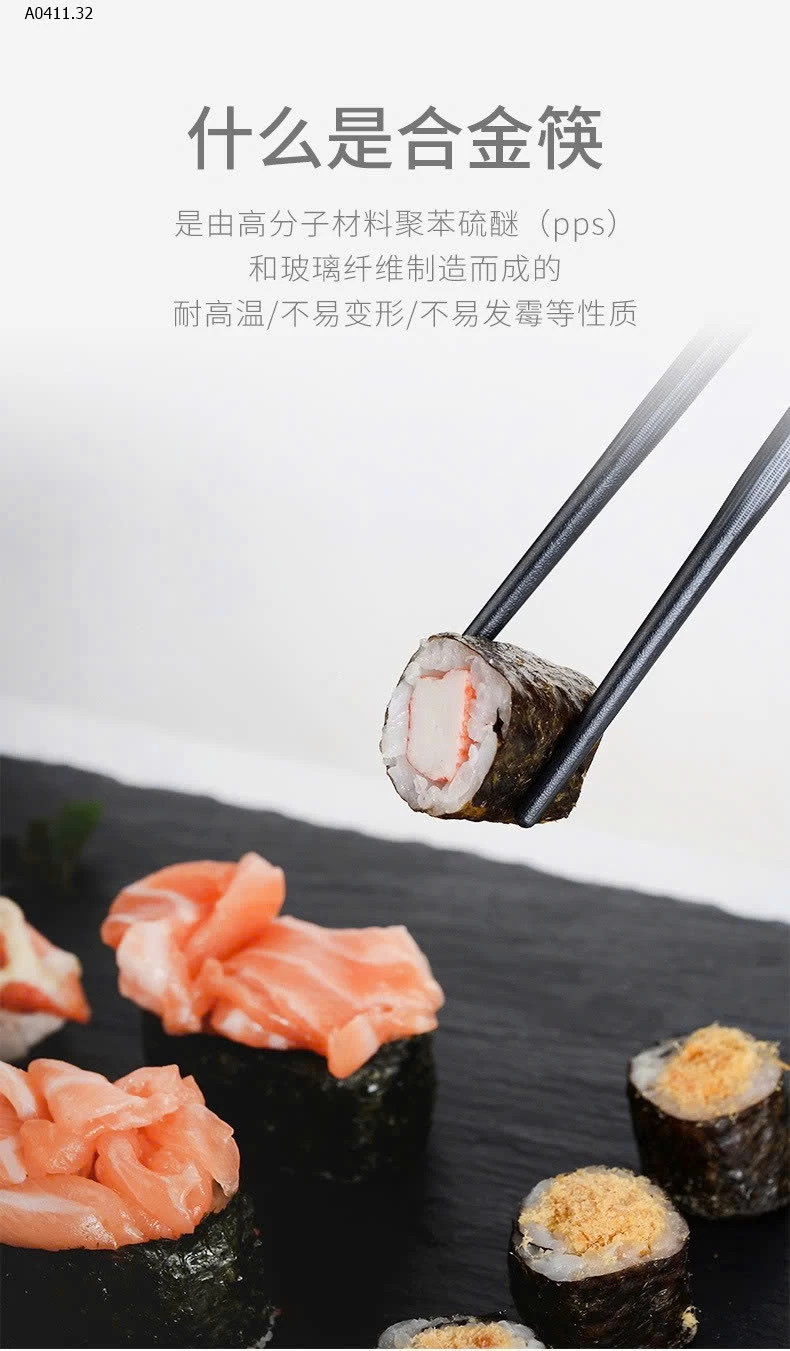 ĐŨA SỢI THUỶ TINH KHÁNG KHUẨN KINBATA NHẬT BẢN - sỉ 125k/set 10 đôi