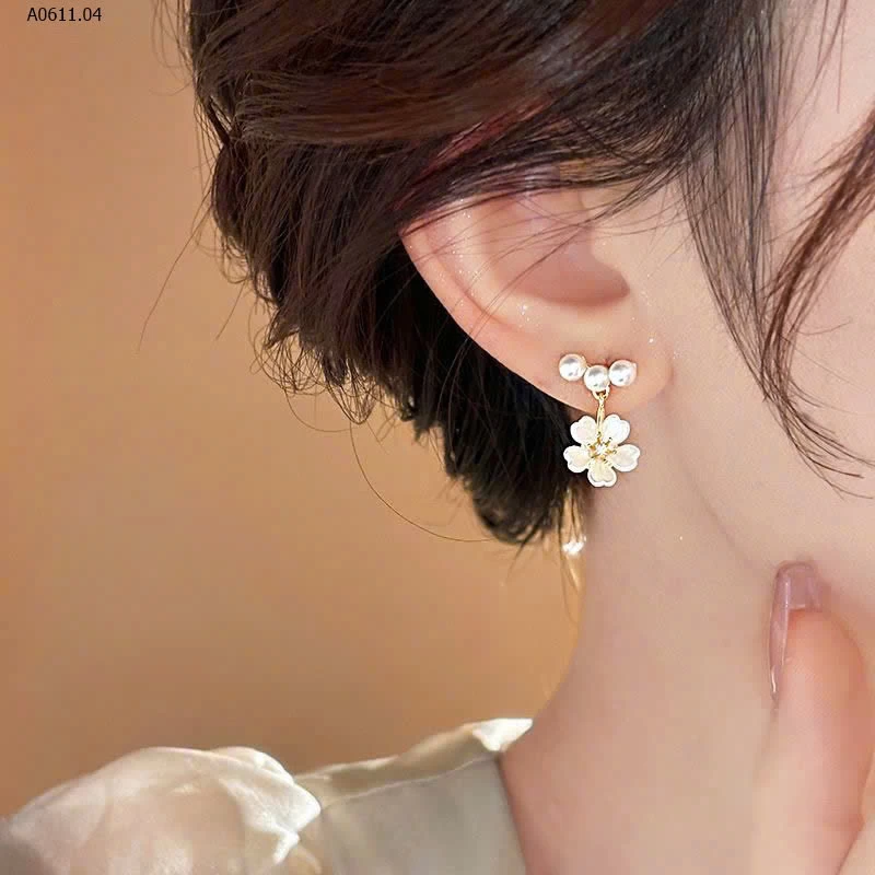 BÔNG TAI HOA MIX NGỌC GOLICC - sỉ 94k