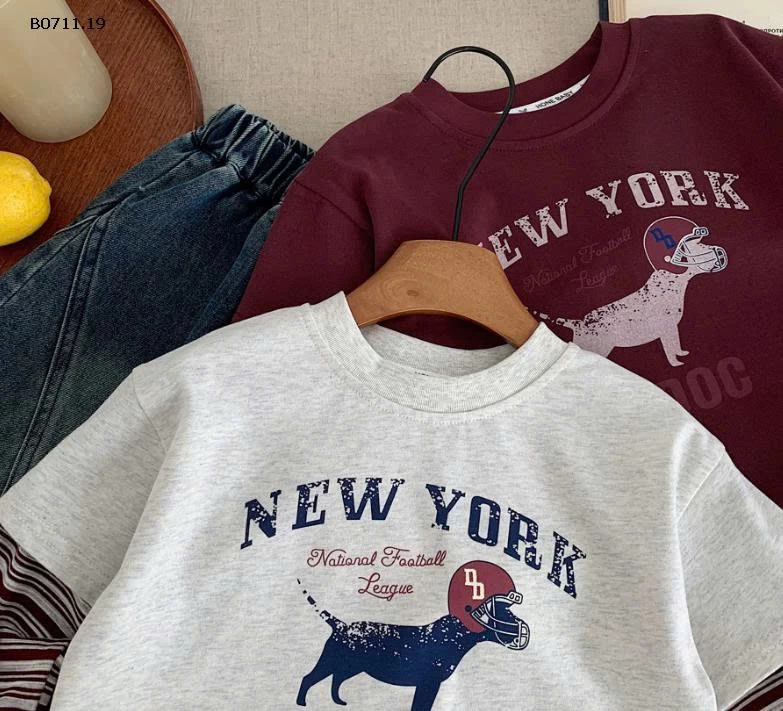 ÁO HỌA TIẾT CÚN GIẢ 2 MẢNH CHO BT-Giá sỉ 135k