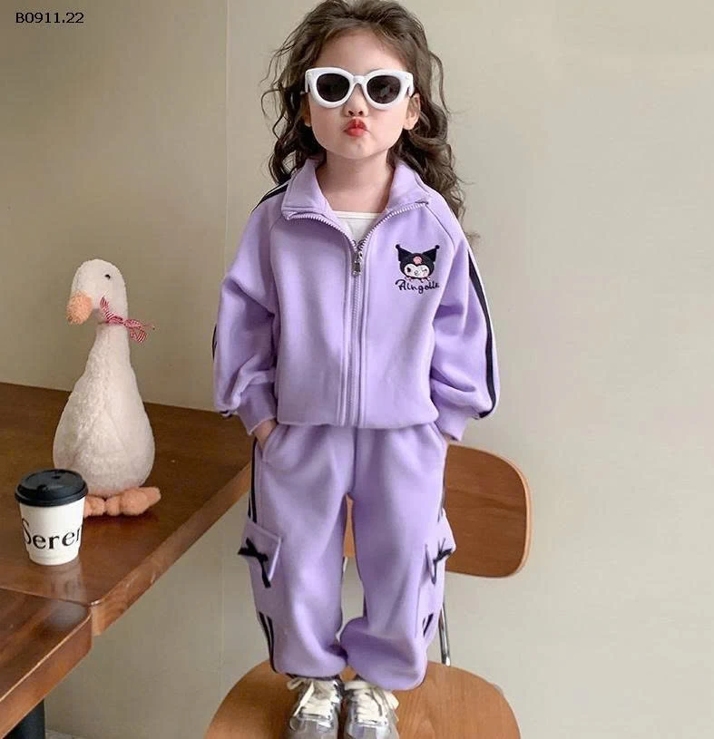 BỘ NỈ KUROMI CHO BÉ - sỉ 199k