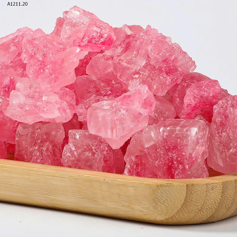 Đường phèn hoa hồng kết hợp với hạt (pang da hai) - sỉ 109k/set 800g