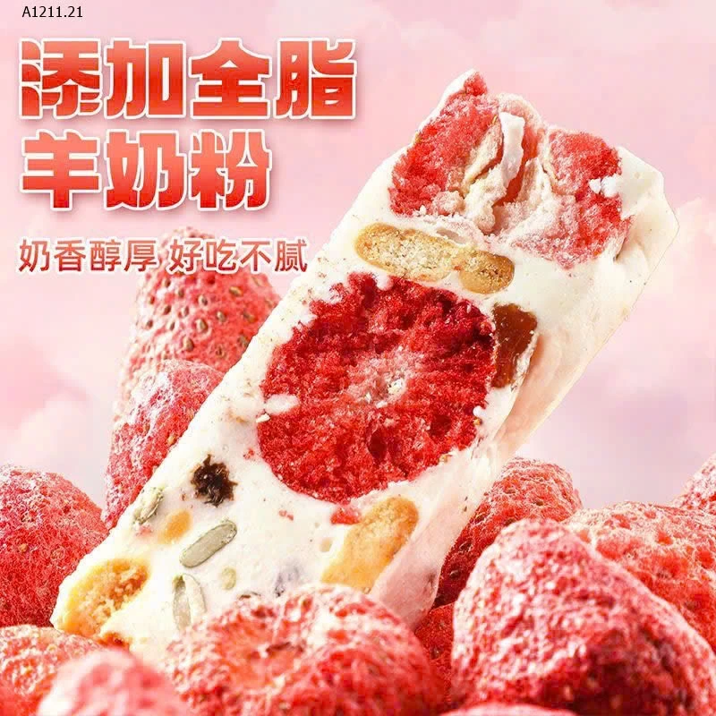 Kẹo dẻo sữa dê vị dâu tây thơm ngon - sỉ 113k/set 30c