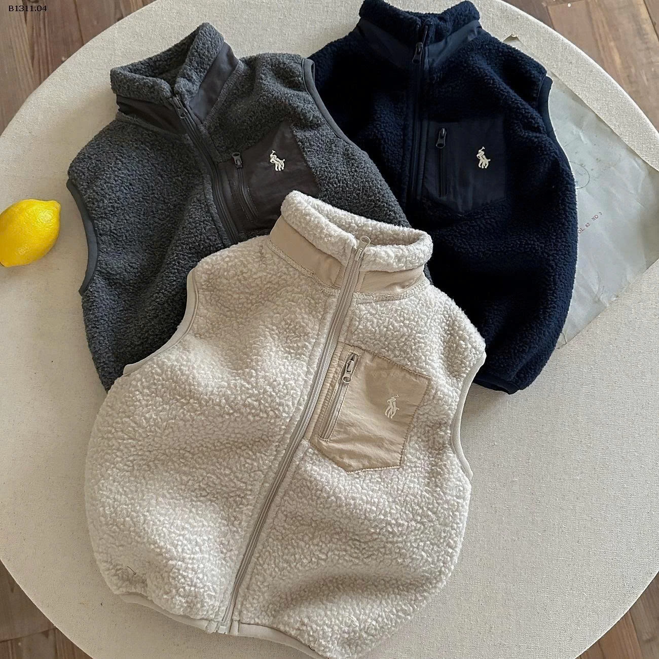 ÁO GILE LÔNG CỪU CHO BÉ -Giá sỉ 145k