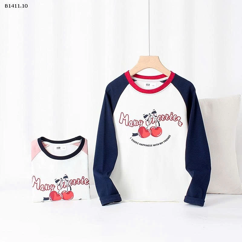 Áo thun dài tay chery cho bé-Giá sỉ 99k