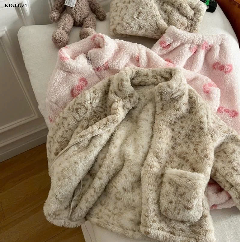 Bộ đồ ngủ lông mặc nhà  nhà Elmo Baby Kids  AMBB -Giá sỉ size 90-150 : 270k sz 160 : 295k sz 170 : 319k