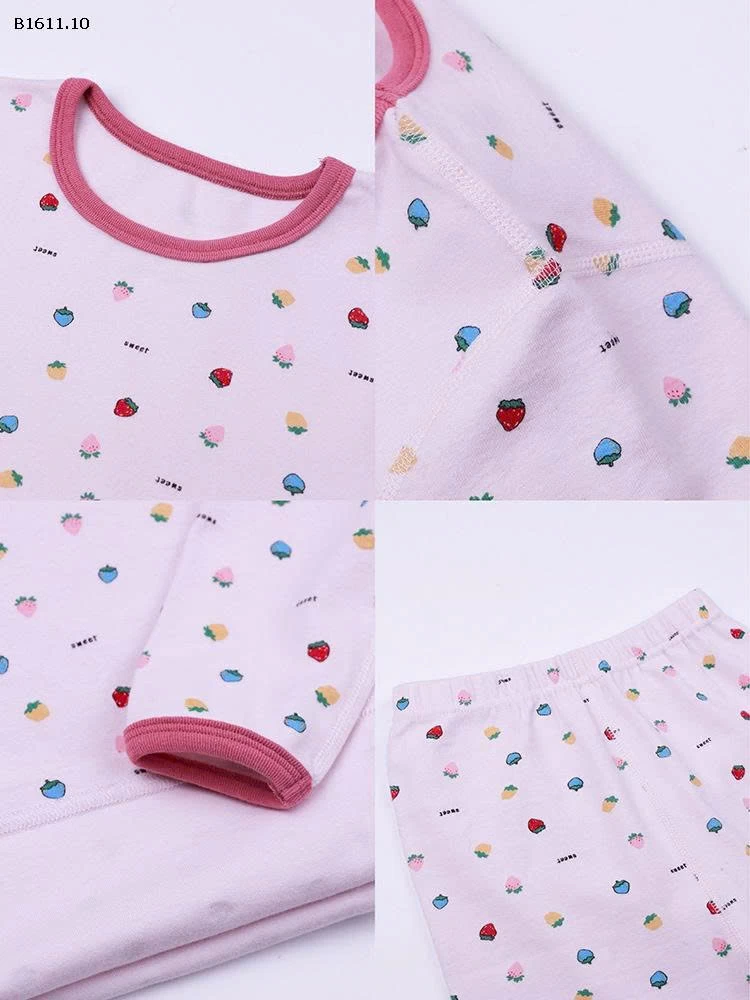 Bộ đồ ngủ hoạt hình dễ thương  nhà Elmo Baby Kids  AMBB  -Giá sỉ size 90-150 : 148k sz 160 : 168k sz 170 : 183k