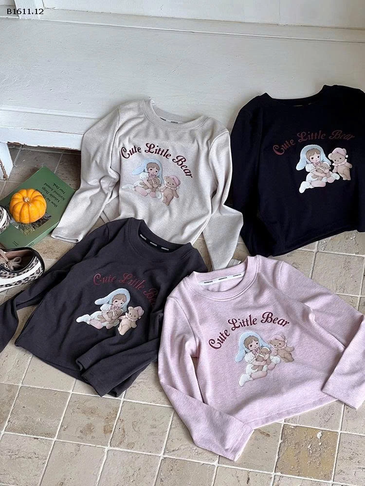 Áo thun dài tay  nhà Elmo Baby Kids  AMBB  -Giá sỉ size 90-150 : 128 sz 160 : 139k sz 170 : 150k