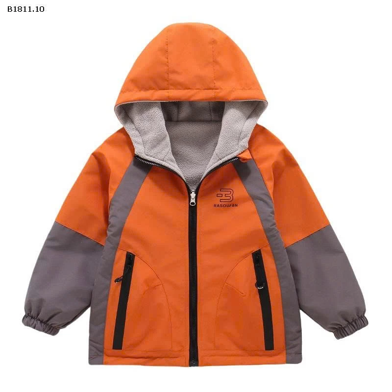 ÁO KHOÁC LÓT NỈ CHO BÉ TRAI -Giá sỉ 205k